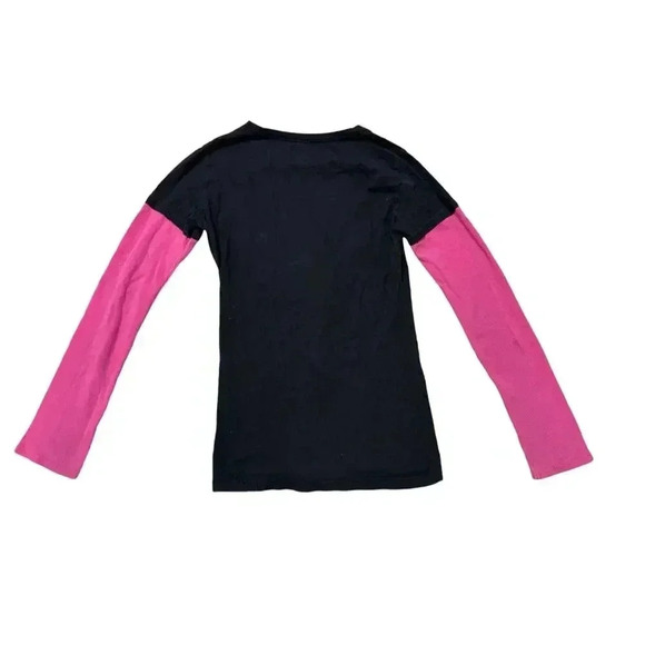 Super Shiny Girls XL 14-16 Long Sleeve Graphic Tee Butterfly Peace Design - Picture 4 of 4